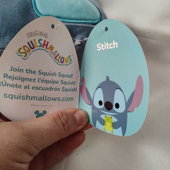 NWT Original Squishmallow 6.5 "Stitch" w/Frog Kelly Toys - Picture 9 of 10